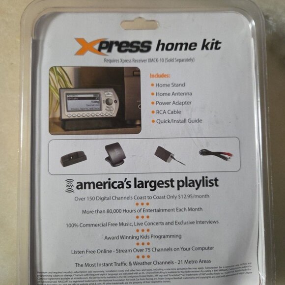 XM Satellite Radio VEHICLE KIT for Xpress Receiver~music sports playlists~NEW - Picture 4 of 6